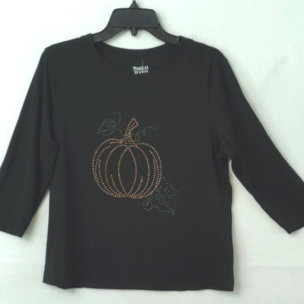 Black Long‎ Sleeve Women's Top